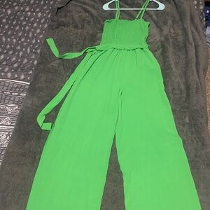 BRAND NEW Large Green Jumpsuit